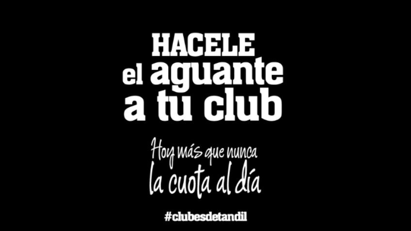Los clubes piden a sus socios pagar la cuota para hacerles el "aguante"